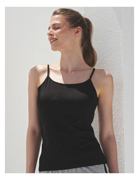 SFC-SK126-Womens Feel Good Stretch Spaghetti Vest 2